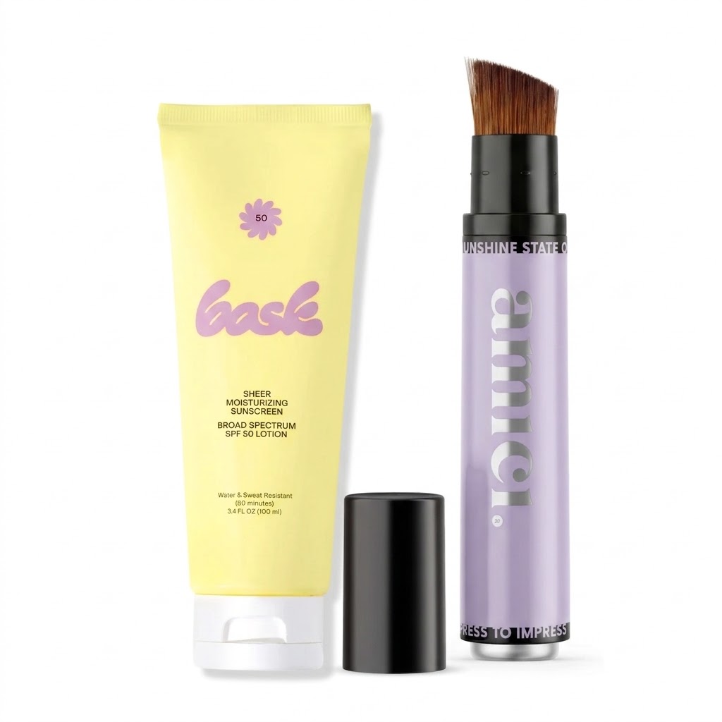Bundel Amici Brush + Bask SPF 50