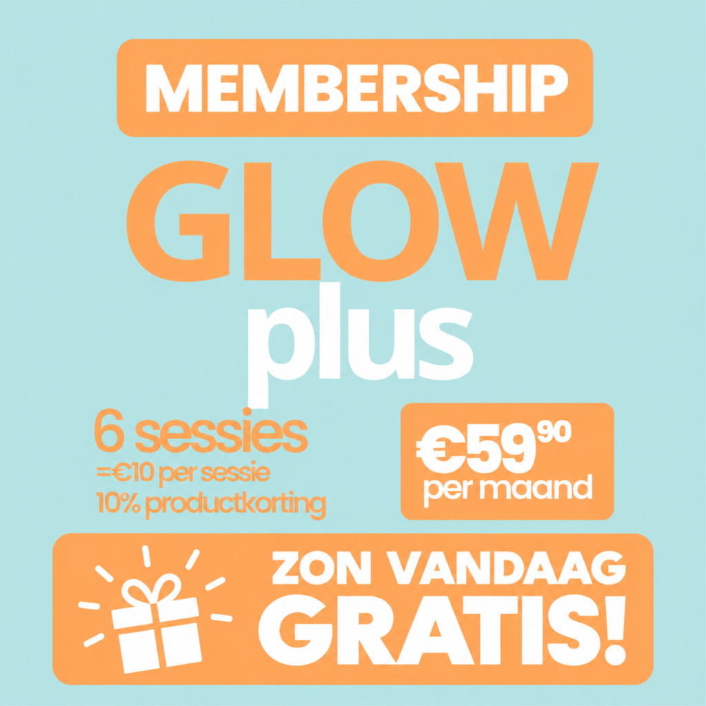 Word vandaag Glow Plus-lid en wij trakteren! 🧡